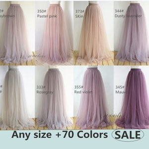 Bridesmaid Tulle Skirt, Tulle Skirt Women, Blush Tulle Skirt