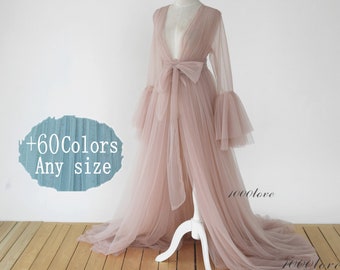 black sheer evening gown