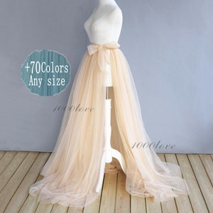 Skin detachable overskirt, one layer two layer or three layer ,softest tulle skirt ,bride wedding skirt,photo shoot tulle skirt