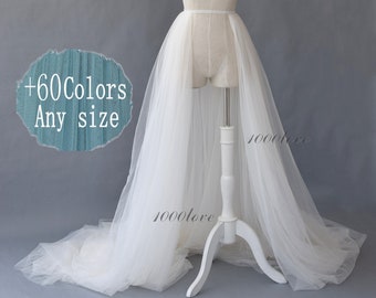 black tulle wedding skirt