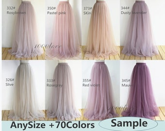 Soft Tulle Color Swatch, Over 200 Colors