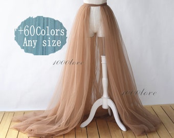 Multicolor detachable overskirt, one layer two layer or three layer ,softest tulle skirt ,bride wedding skirt,photo shoot tulle skirt