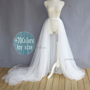 Detachable overskirt,  one layer  two layer or three layer ,ivory softest tulle skirt ,bride wedding skirt,photo shoot tulle skirt