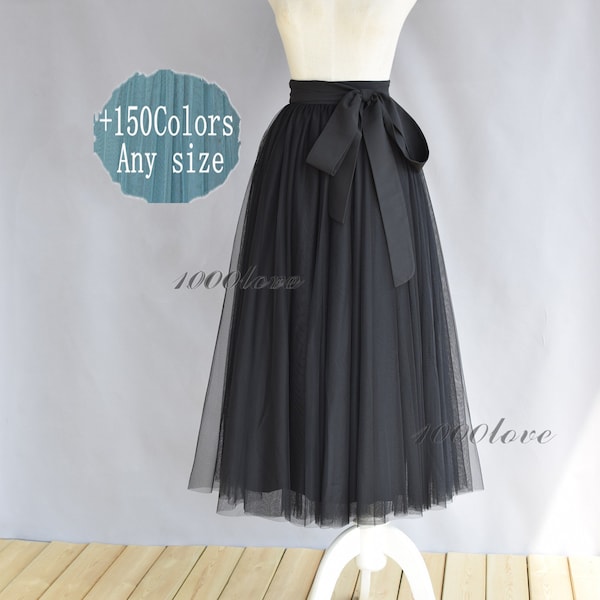 4612296 Black Tulle Skirt Dress