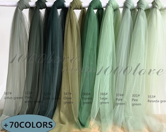 Wedding bridesmaid tulle fabric,wedding fabric decorate,softest tulle fabric by meter. any color fabric