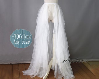 Irregular detachable  over skirt,  see through overskirt ,photoshoot irregular overskirt