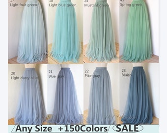 long Tulle skirt, women wedding bridesmaid tulle skirt,floor length full length tutu