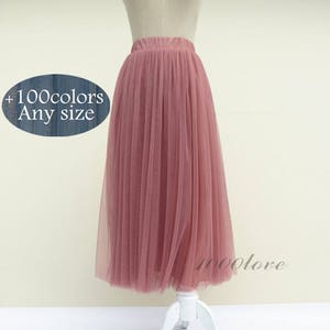 Women skirt  Soft tulle skirt Prom skirt,custom any size and any color