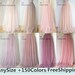 Adult wedding bridesmaid tulle skirt,bridesmaid dress, maxi skirt,photo shoot skirt,any size women skirt, wedding skirt,more than 200 colors 