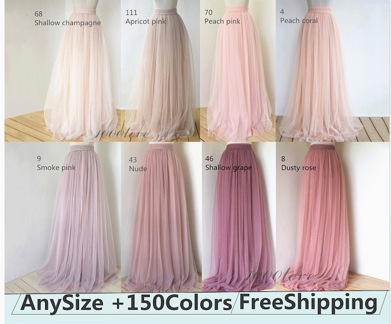 Adult wedding bridesmaid tulle skirt,bridesmaid dress, maxi skirt,photo shoot skirt,any size women skirt, wedding skirt,more than 200 colors 