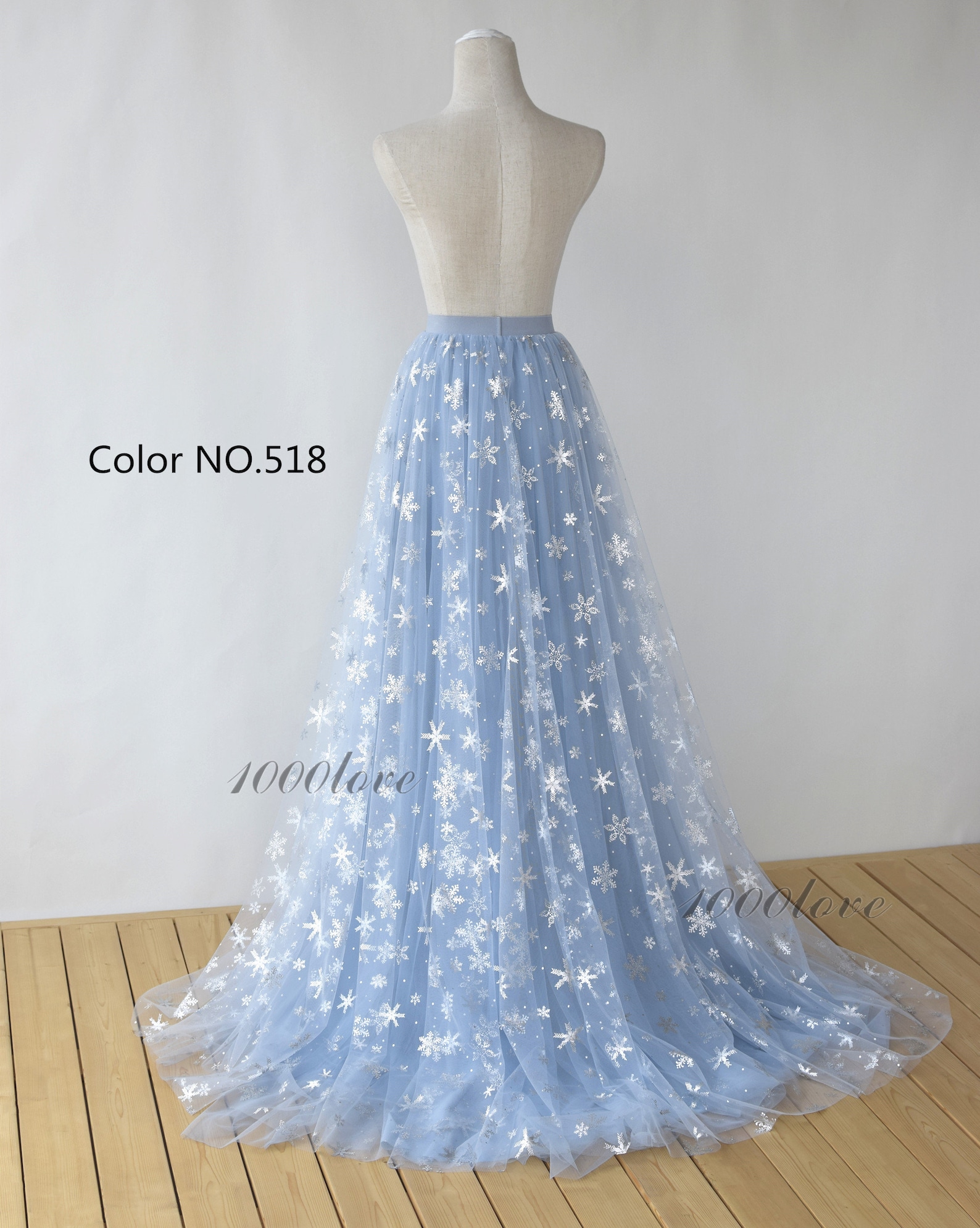 Tulle Maxi Skirt JNGSA Women's Midi Tulle Skirt Elastic High Waist