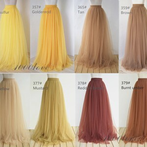 Échantillon du tulle le plus doux, nuancier du tulle le plus doux, nuancier du tulle doux, plus de 100 couleurs au choix image 5