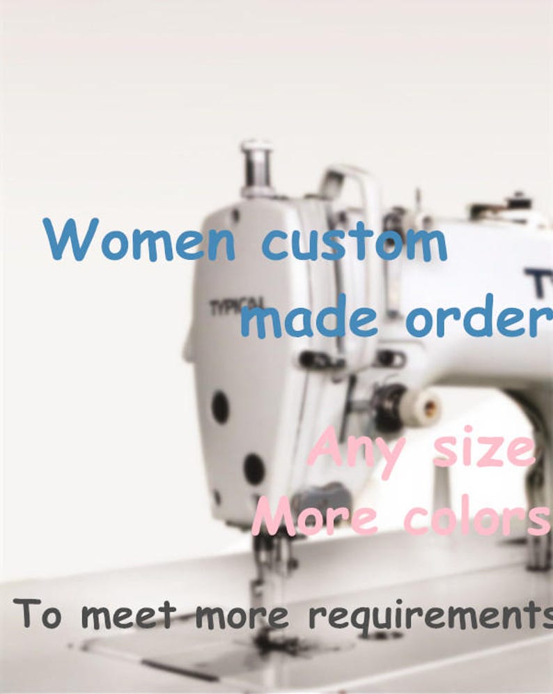 Women custom fee,add one pocket fee,add layer fee,add sash fee image 1