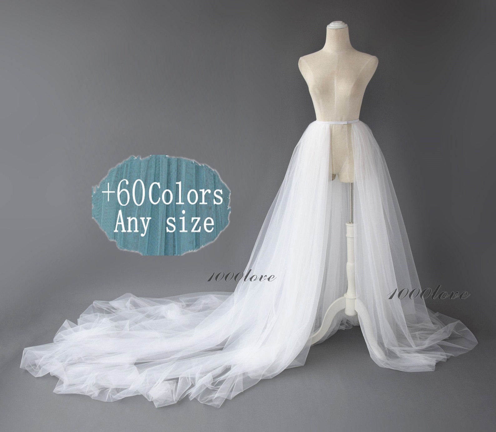 Detachable overskirt one layer two layer or three layer Etsy