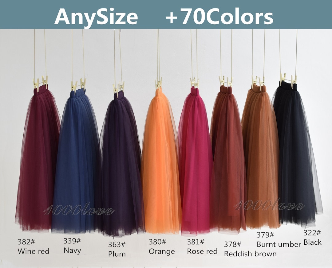 Uswear Women's Tulle Skirt – Perfect For Weddings, Bridesmaids & Special Occasions – Maxi Tutu Dress - View #2