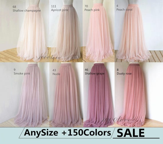 Adult wedding bridesmaid tulle skirt,bridesmaid dress, maxi skirt,photo shoot skirt,any size women skirt, wedding skirt,more than 150 colors