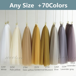 Knee length softest tulle skirt,wedding  bridesmaid dress wedding dress ,custom size tulle skirt,any color and any size