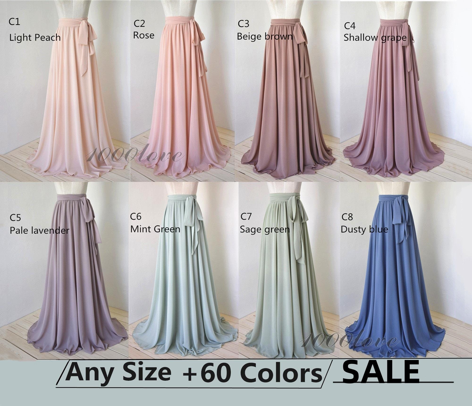 【INCHANT ME】Purette Chiffon Banding Long Skirt INCHANT ME】Purette Chiffon Banding Long Skirt Setup