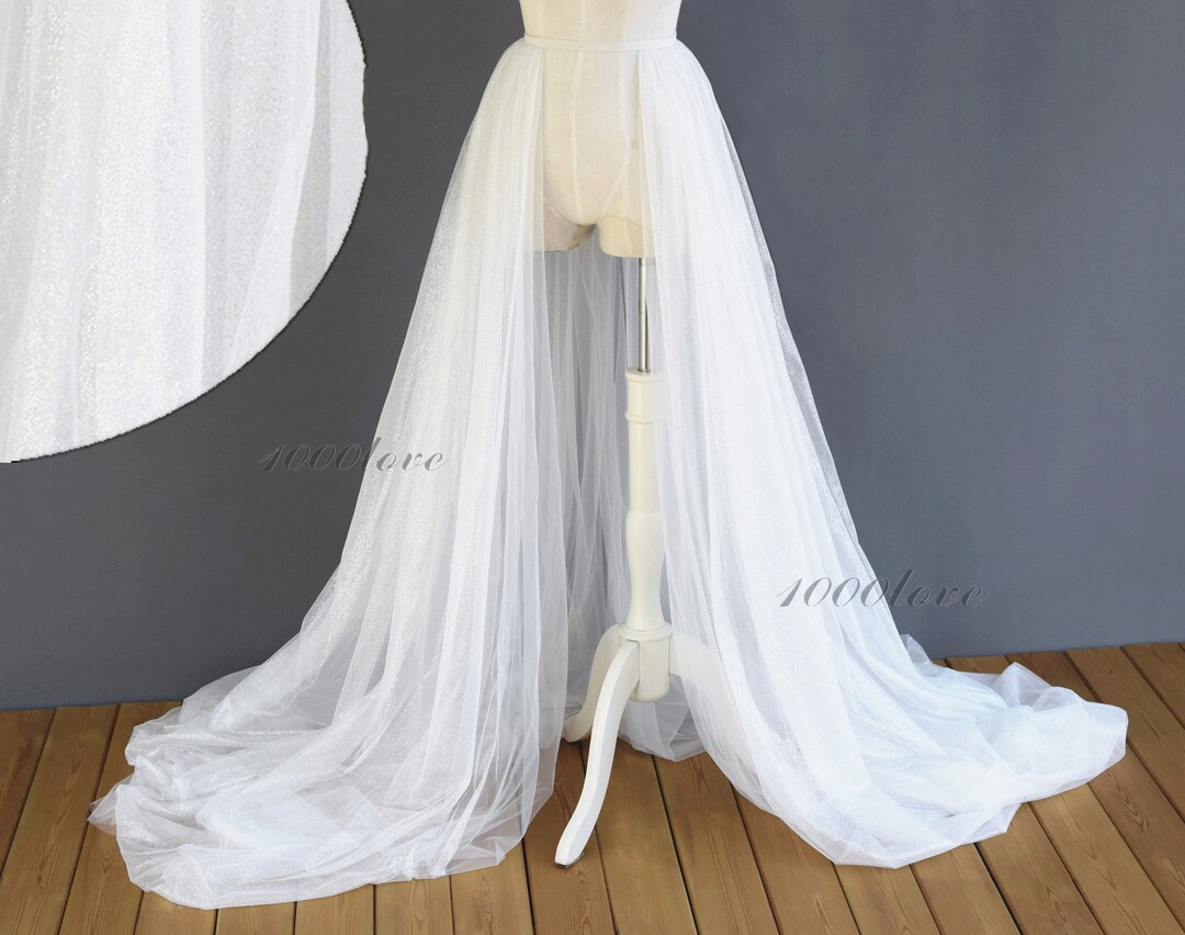 tulle long skirt（ivory） 2 Ivory Floor Length Tulle Skirt – maidenlaneboutique