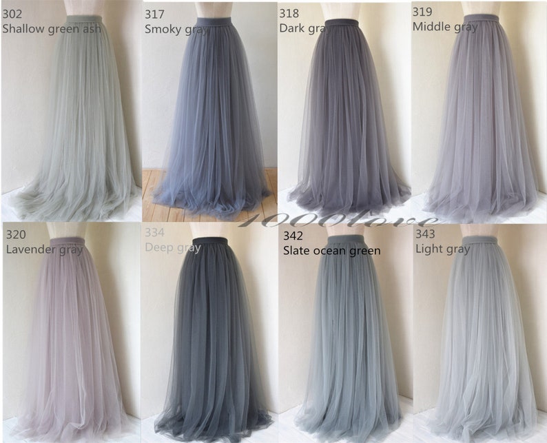 Rose long maxi tulle skirt with a big train,bridesmaid dress,photo shoot tulle skirt