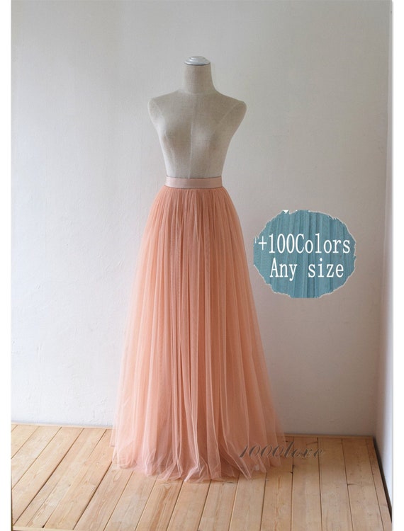 coral maxi bridesmaid dress