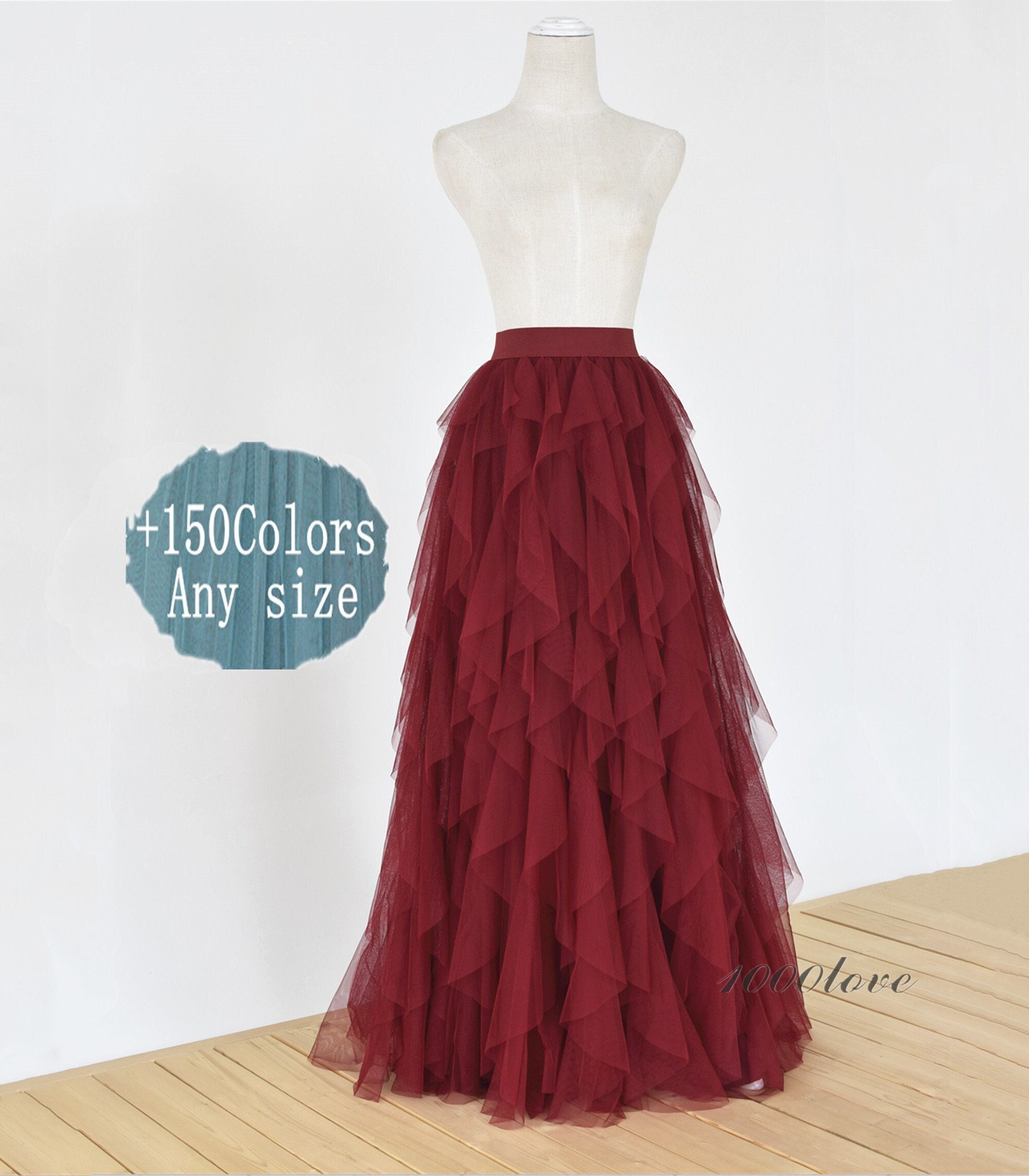 Iris Tulle Skirt - Etsy UK 