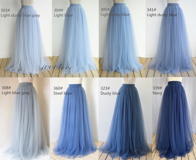 Mixture with any color tulle skirt , adult wedding bridesmaid dress photo shoot skirt,free combination image 9