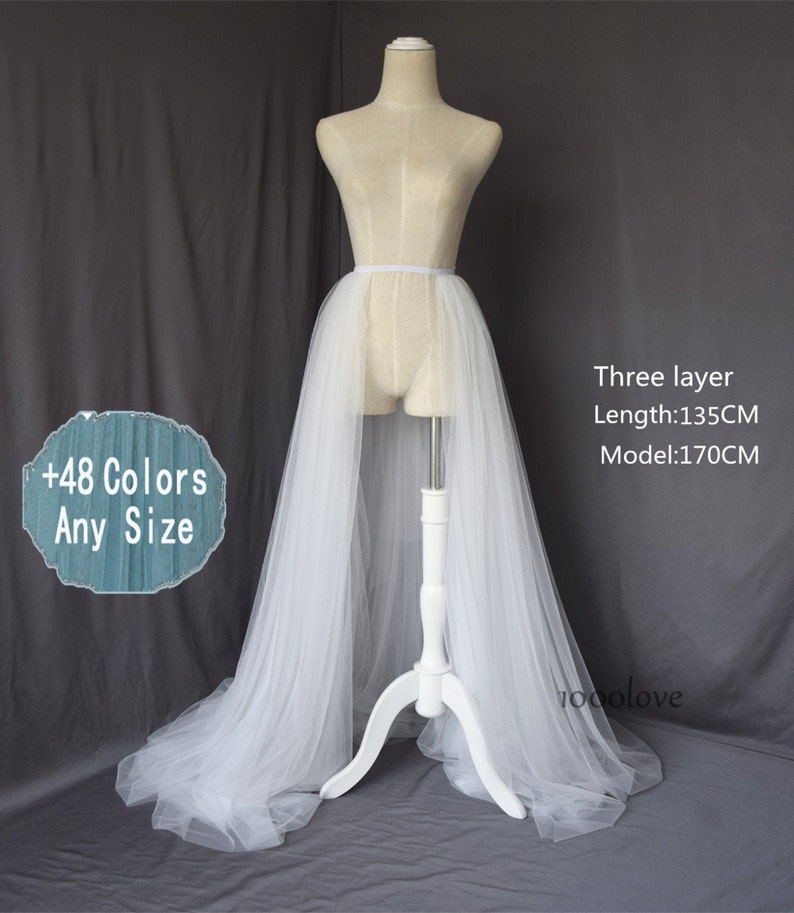 removable overskirt