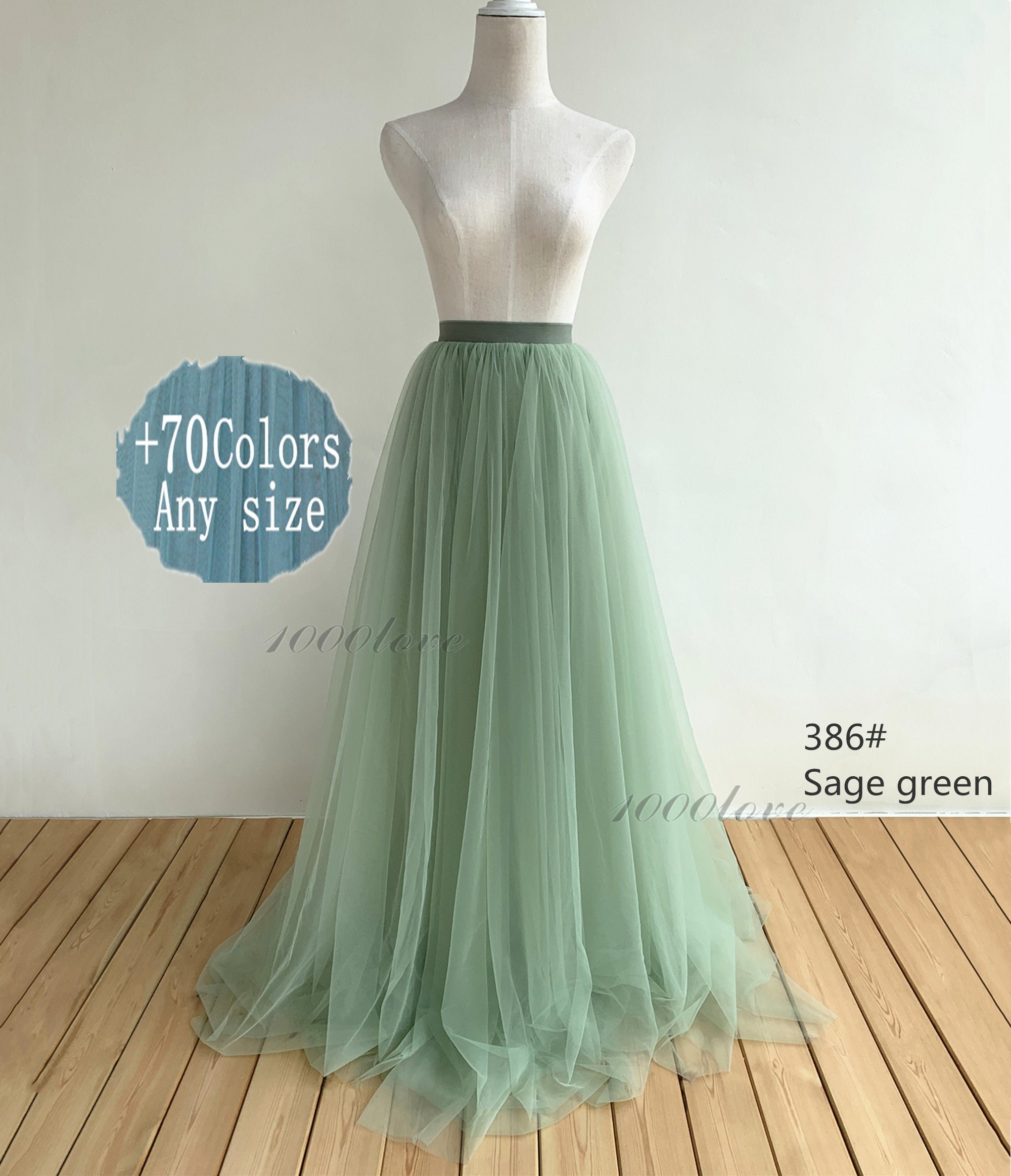 Jupe tulle vert menthe hot sale
