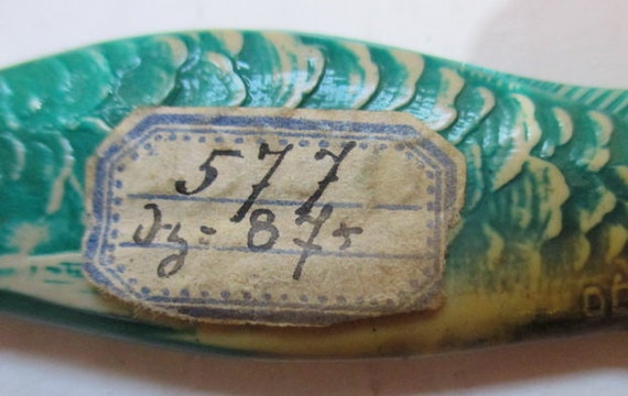 antique art deco folding pocket comb celluloid de… - image 4