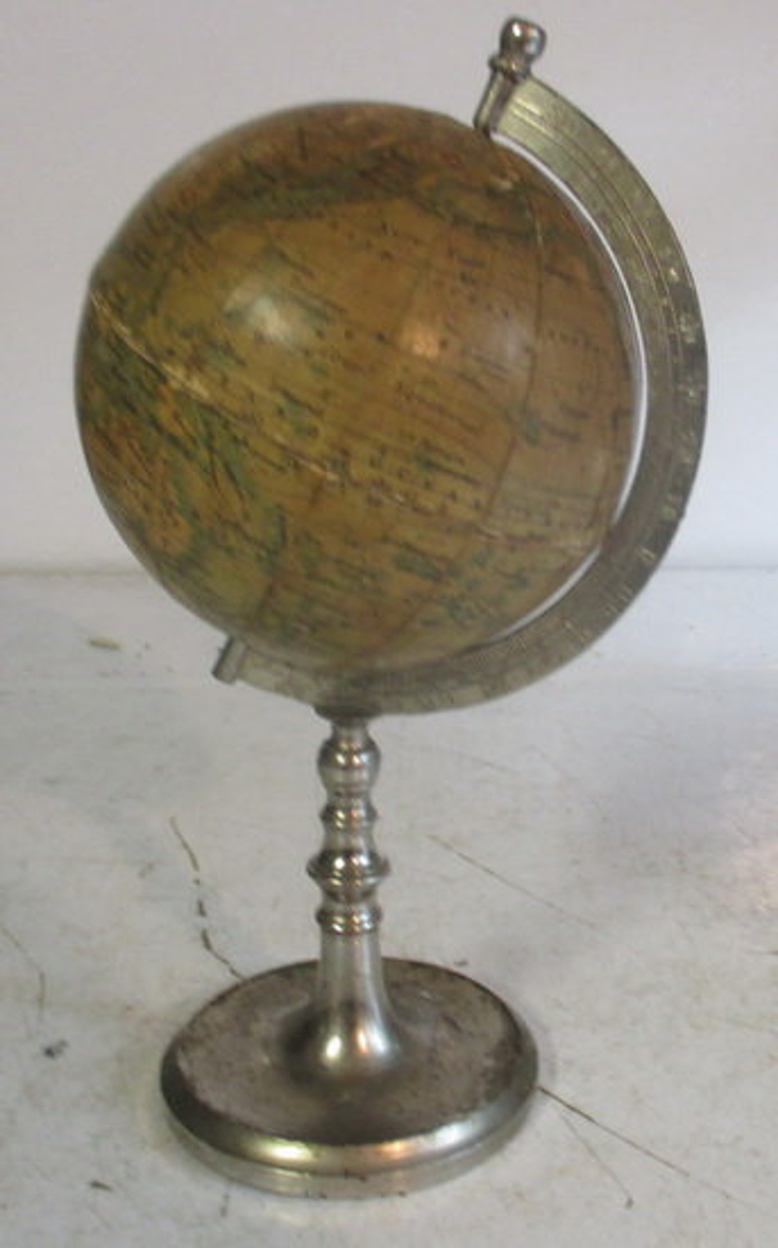 Antique cardboard globe with arc for children J& L Paris Etsy
