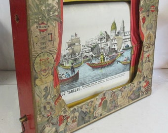 antique toy cardboard theatre 24 images on paper lanterne magique