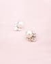 Celestial Pearl Cluster Earrings • Freshwater Pearl Bridal Jewelry • Crystal and Pearl Stud Earrings • Atelier Elise Bridal Jewelry