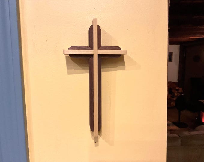 Handcrafted Wooden Wall Cross
