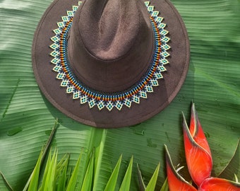 Handmade Hat with Beaded band