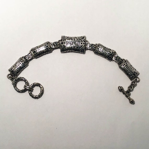 Sterling Silver Bracelet / Artisan Bracelet /  Ste