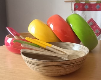 Bamboo bowls (5 colours)