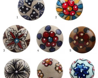 Bulb shape ceramic knobs