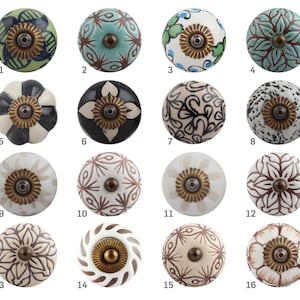 Cabinet knobs (the price refers to a single knob)