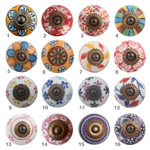 Vintage Style Ceramic Cabinet Knobs