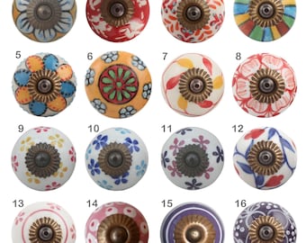 Vintage Style Ceramic Cabinet Knobs
