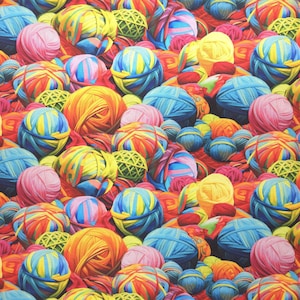 Yarn Stash Made to Order Project Bag - Bolsa para projeto de 1 a 2 novelos ou 5 a 7 novelos - Bolsa em cunha - Zíper - Alça