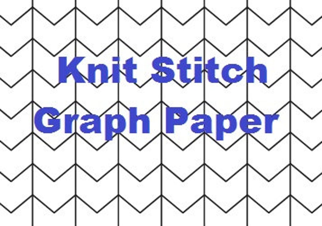 Knit Stitch Graph Paper Bundle - Colorwork Grids - Design Your Own ...