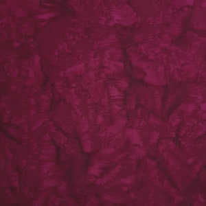 Ruby Watercolor Batik - Hoffman 1895-143 Bali Batik - Fabric by the Yard - Fat Quarter