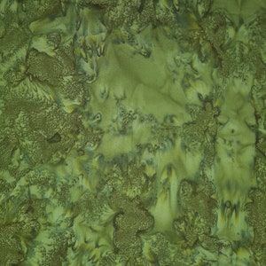 Pine Watercolor Batik - Hoffman 1895-141 Bali Batik - Fabric by the Yard - Fat Quarter