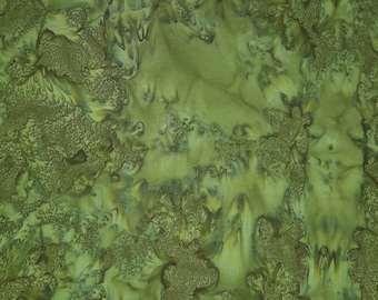 Pine Watercolor Batik - Hoffman 1895-141 Bali Batik - Fabric by the Yard - Fat Quarter