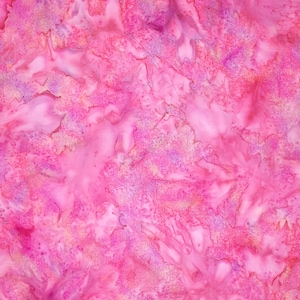 Shrimp Watercolor Batik - Hoffman 1895-263 Bali Batik - Fabric by the Yard - Fat Quarter