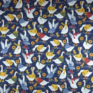 Spring Goose Made to Order Project Bag - Bolsa de projeto de 1 a 2 novelos ou 5 a 7 novelos - Bolsa de cunha - Zíper - Alça