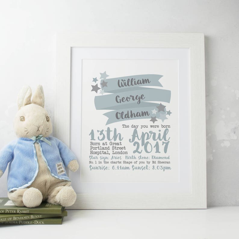 New Baby Gift Day You Were