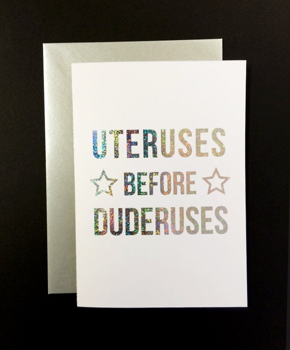Uteri prima Duderuses! A6 olografica sventato cartolina d'auguri, ispirato da parchi e ricreazione Uteri prima Duderuses! A6 olografica sventato cartolina d'auguri, ispirato da parchi e ricreazione